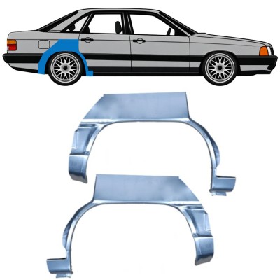 Reparație aripă spate pentru Audi 100 C3 1982-1990 / Stânga+Dreapta / Set 9993