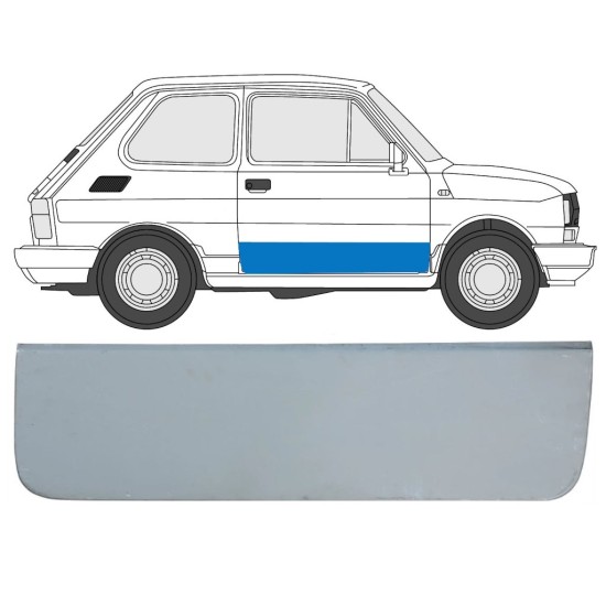 Panou reparație ușă pentru Fiat 126p 1972-2000 / Dreapta 17260