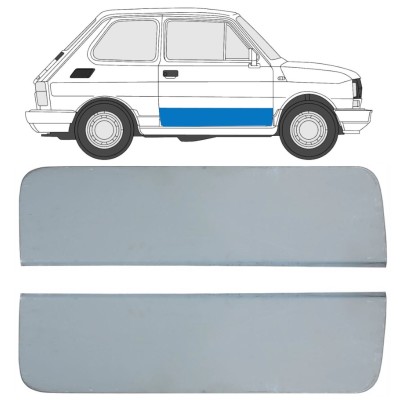 Panou reparație ușă pentru Fiat 126p 1972-2000 / Stânga+Dreapta / Set 17262