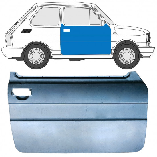 Panou reparație ușă pentru Fiat 126p 1985-1994 / Dreapta 7570