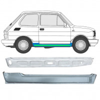 Reparație prag interior + exterior pentru Fiat 126p 1972-2000 / Dreapta 11716