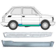 Reparație prag interior + exterior pentru Fiat 126p 1972-2000 / Dreapta / Set 11716