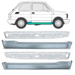 Reparație prag interior + exterior pentru Fiat 126p 1972-2000 / Set 11718
