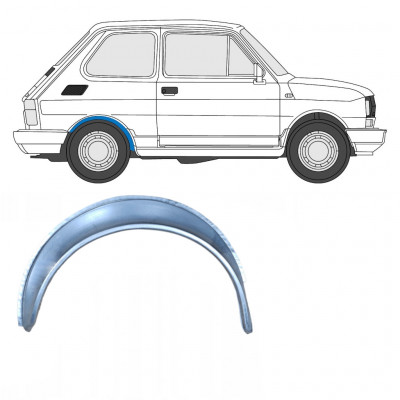 Reparație aripă spate pentru Fiat 126p 1972-2000 / Dreapta 7579