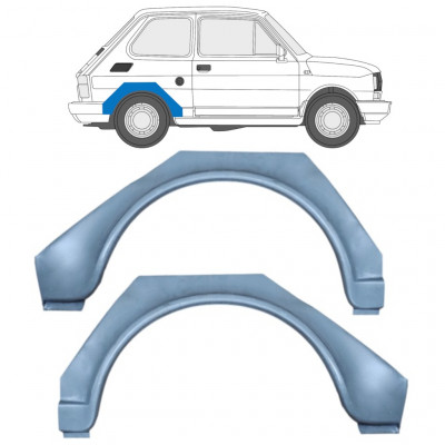 Reparație aripă spate pentru Fiat 126p 1972-2000 / Stânga+Dreapta / Set 9527