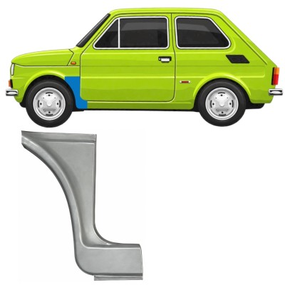 Panou de reparație aripă față pentru Fiat 126p 1972-1994 ST/FL / Stânga 11218