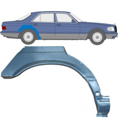 MERCEDES S-CLASS 1979-1991 SEGMENT REPARAȚIE ARIPĂ SPATE / DREAPTA