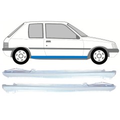 Prag complet pentru Peugeot 205 1983-1998 / Stânga+Dreapta / Set 9815