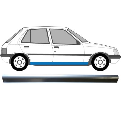 Reparație prag partea inferioară pentru Peugeot 205 1983-1998 / Stânga = Dreapta (simetric) 16057