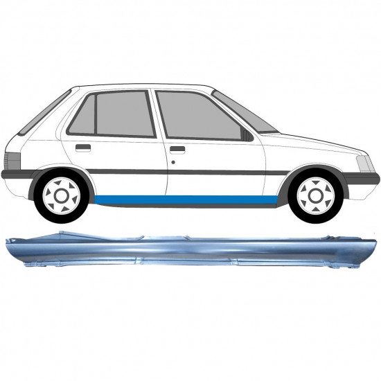 Reparație prag pentru Peugeot 205 1983-1998 / Dreapta 6947