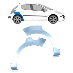Reparație aripă spate pentru Peugeot 207 207+ 2006- / Stânga+Dreapta / Set 9513