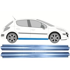 Reparație prag pentru Peugeot 207 207+ 2006- / Stânga+Dreapta / Set 9957