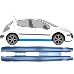 Prag complet pentru Peugeot 207 207+ 2006- / Stânga+Dreapta / Set 9234