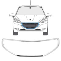 Ramă grilă față pentru Peugeot 208 2012-2015 16197