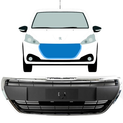 Grilă pentru Peugeot 208 2015-2019 ACTIVE / Set 7508