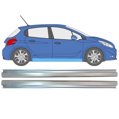 Reparație prag pentru Peugeot 208 2012-2019 / Stânga+Dreapta / Set 16315