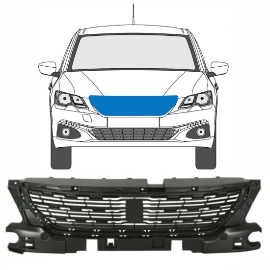 Grilă pentru Peugeot 301 2017- 16251