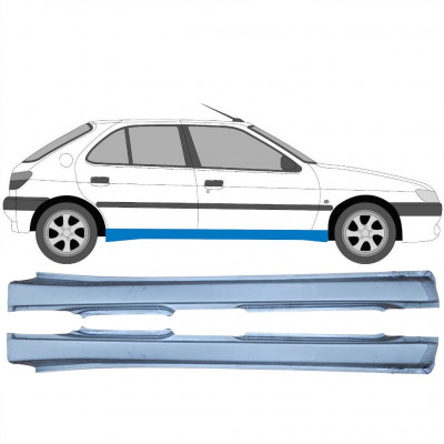 Prag complet pentru Peugeot 306 1993-2001 / Stânga+Dreapta / Set 9552