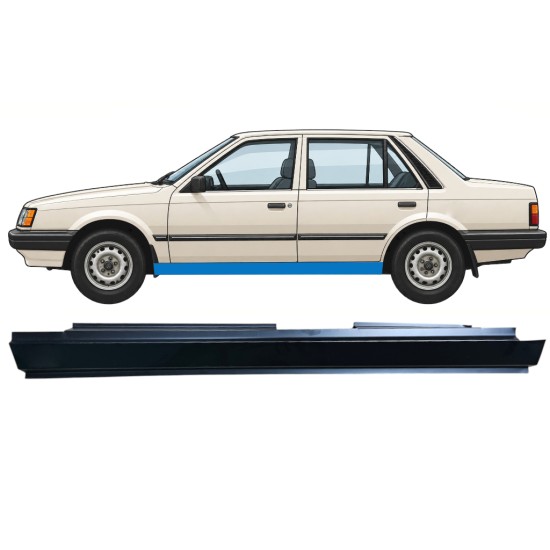 Prag complet pentru Mazda 323 BF 1985-1989 / Stânga 12960