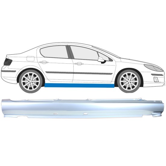 Prag complet pentru Peugeot 407 2004-2011 / Dreapta 16271