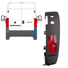 Colț bară spate cu lampă pentru Fiat Ducato 2006-2018 / Dreapta / Set 10077
