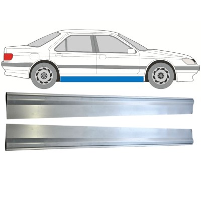 Reparație prag partea inferioară pentru Peugeot 605 1989-1999 / Stânga+Dreapta / Set 15219
