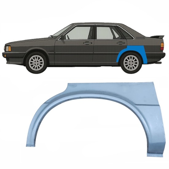 Reparație aripă spate pentru Audi 80 B2 1978-1986 / Stânga 8892