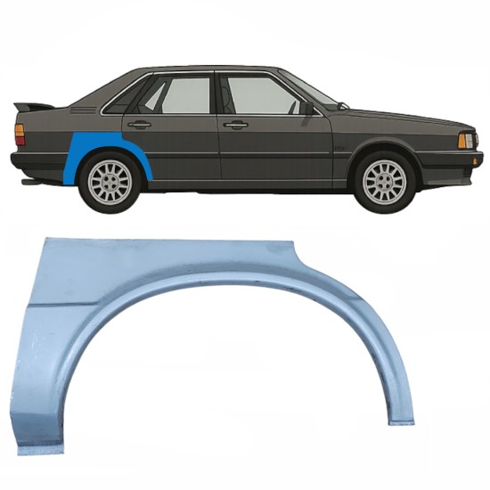Reparație aripă spate pentru Audi 80 B2 1978-1986 / Dreapta 8891