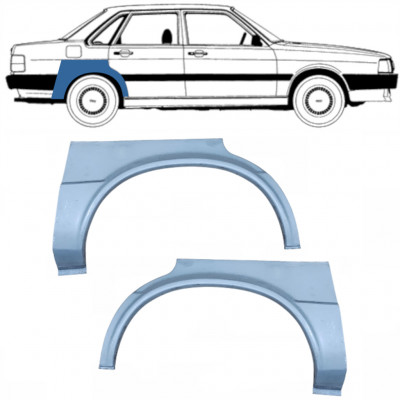 Reparație aripă spate pentru Audi 80 B2 1978-1986 / Stânga+Dreapta / Set 10505