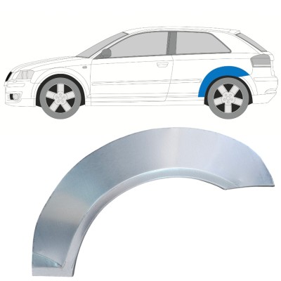 Reparație aripă spate pentru Audi A3 8P 2003-2012 / Stânga 16320