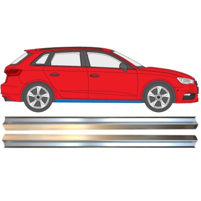 Reparație prag partea inferioară pentru Audi A3 8V 2012-2020 / Stânga+Dreapta / Set 14994