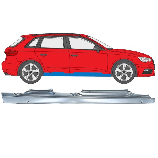 Prag complet pentru Audi A3 8V 2012-2020 / Dreapta / HATCHBACK 17283