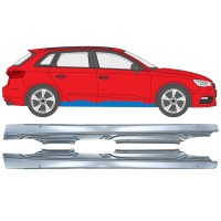 Prag complet pentru Audi A3 8V 2012-2020 / Stânga+Dreapta / HATCHBACK / Set 17285