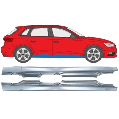 Prag complet pentru Audi A3 8V 2012-2020 / Stânga+Dreapta / HATCHBACK / Set 17285