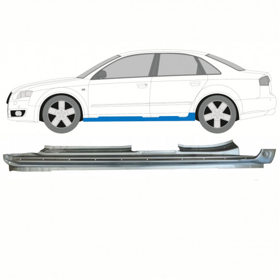 Reparație prag pentru Audi A4 B6 B7 2000-2007 / Stânga 8647