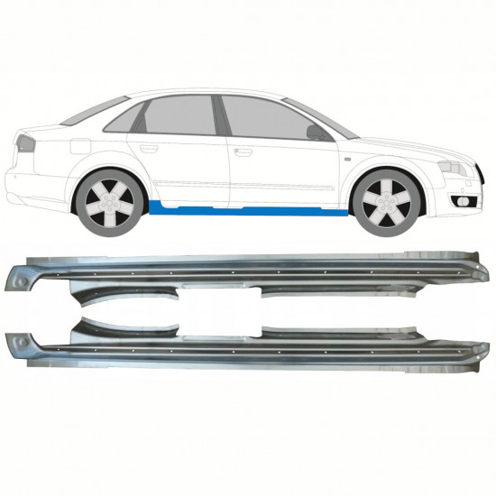 Reparație prag pentru Audi A4 B6 B7 2000-2007 / Stânga+Dreapta / Set 10336