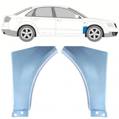 Panou de reparație aripă față pentru Audi A4 B6 B7 2000-2007 / Stânga+Dreapta / Set 9150