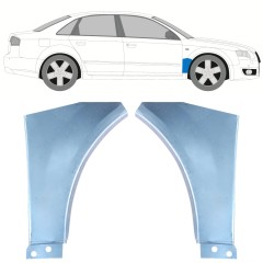 Panou de reparație aripă față pentru Audi A4 B7 2004-2007 / Stânga+Dreapta / Set 15171
