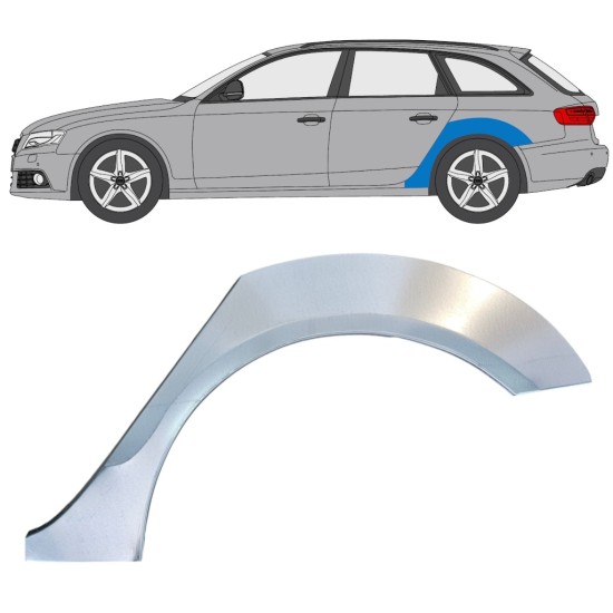 Reparație aripă spate pentru Audi A4 B8 2007-2016 / Stânga 16323