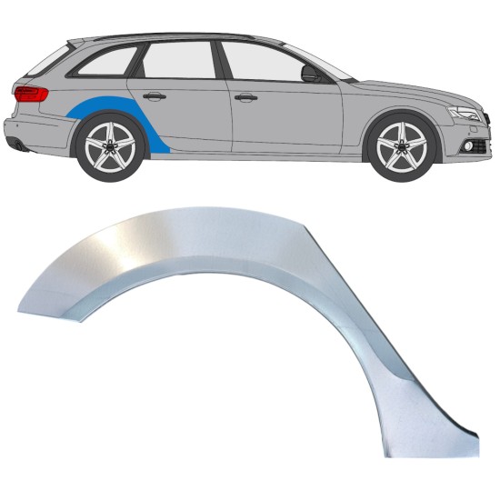 Reparație aripă spate pentru Audi A4 B8 2007-2016 / Dreapta 16322