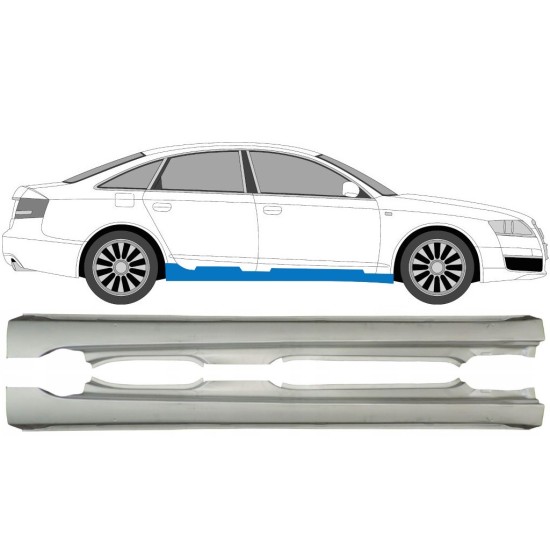 Prag complet pentru Audi A6 C6 2004-2010 / Stânga+Dreapta / Set 15035