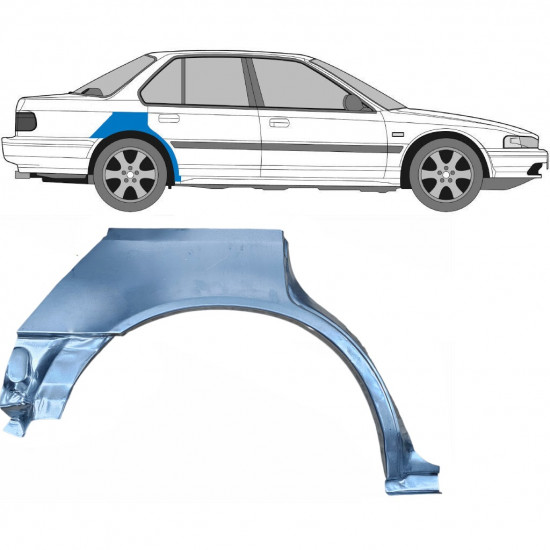 Reparație aripă spate pentru Honda Accord 1989-1993 / Dreapta 6623