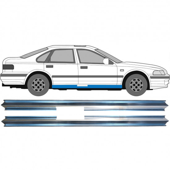 Reparație prag pentru Honda Accord 1993-1998 / Stânga+Dreapta / Set 9429