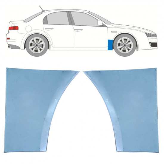 Panou de reparație aripă față pentru Alfa Romeo 159 2005-2012 / Set 11279