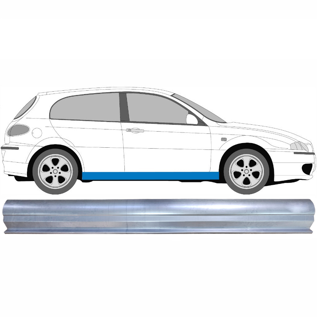 Reparație Prag Pentru Alfa Romeo 147 2000-2010 / Stânga = Dreapta (Simetric) 6416