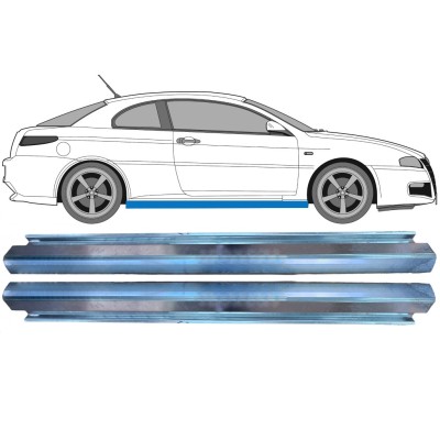 Reparație prag pentru Alfa Romeo GT 2003-2010 / Stânga+Dreapta / Set 16150