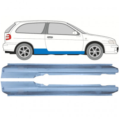 Reparație prag pentru Nissan Almera 1995-2000 / Stânga+Dreapta / Set 10608