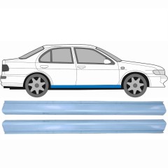 Reparație prag pentru Nissan Almera N15 1995-1999 / Stânga = Dreapta (simetric) / Set 10568