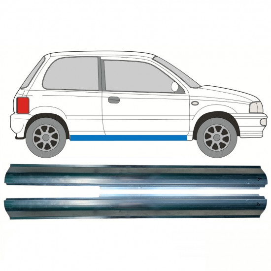 Reparație prag pentru Suzuki Alto 1994-2002 / Stânga+Dreapta / Set 10325