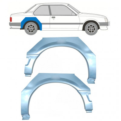 Reparație aripă spate pentru Opel Ascona C / Vauxhall Cavalier 1981-1988 / Stânga+Dreapta / Set 9704